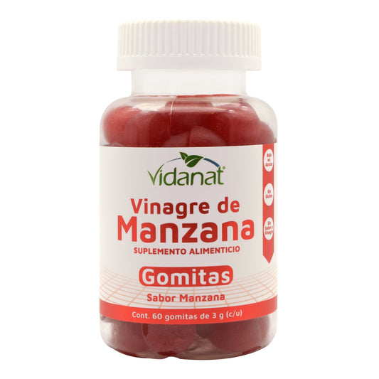 Gomitas Vinagre De Manzana 60 Gomitas (VIDANAT/VITAMINAS)