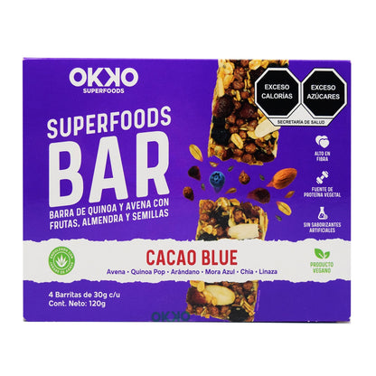Barra De Cacao Y Moras 40 G (Paquete 4) (OKKO)
