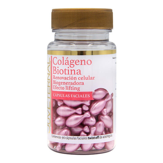 Colageno Y Biotina Facial 90 Cápsulas (LC JUVETERNAL)