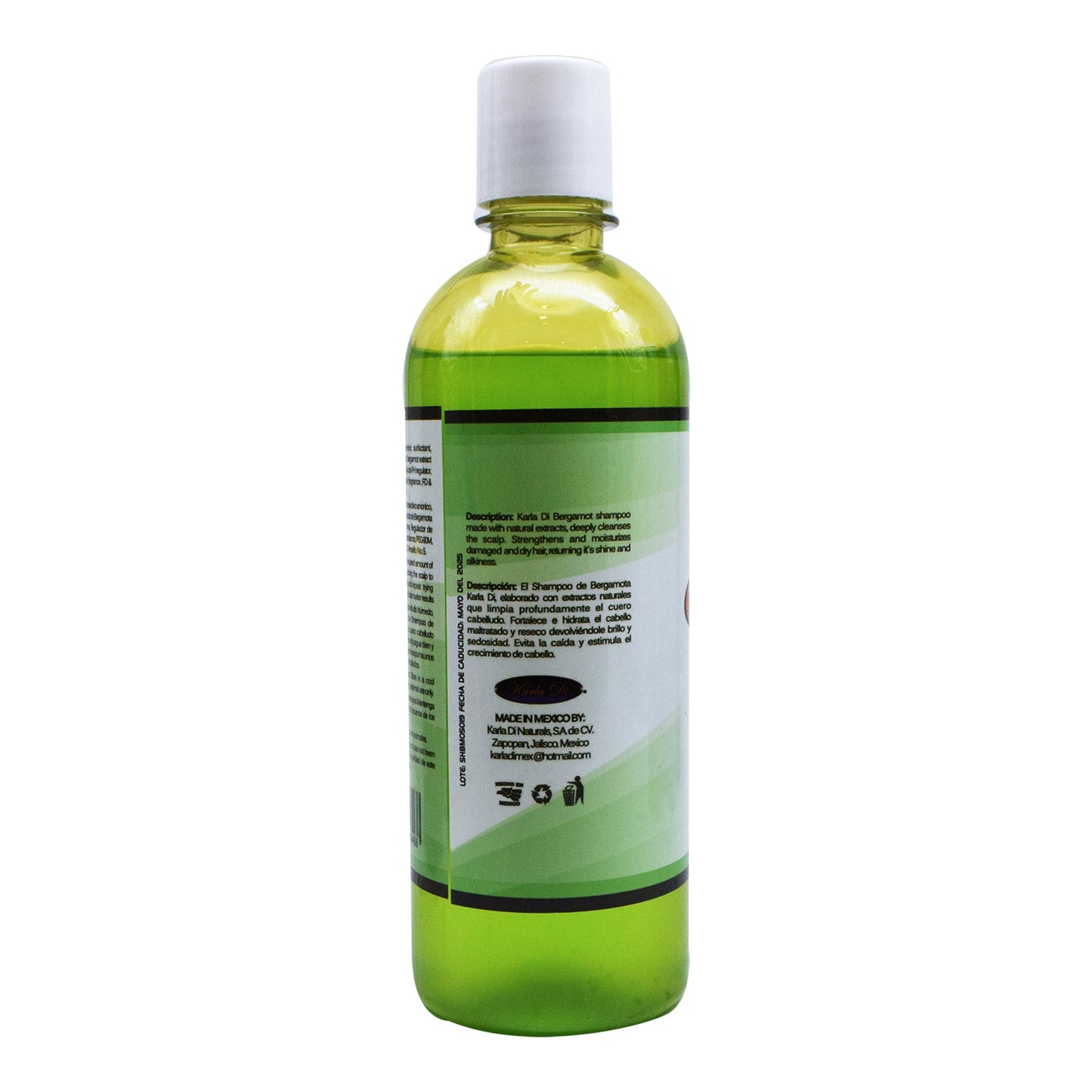 Shampoo Bergamota 500 Mililitros (BATAMOT)