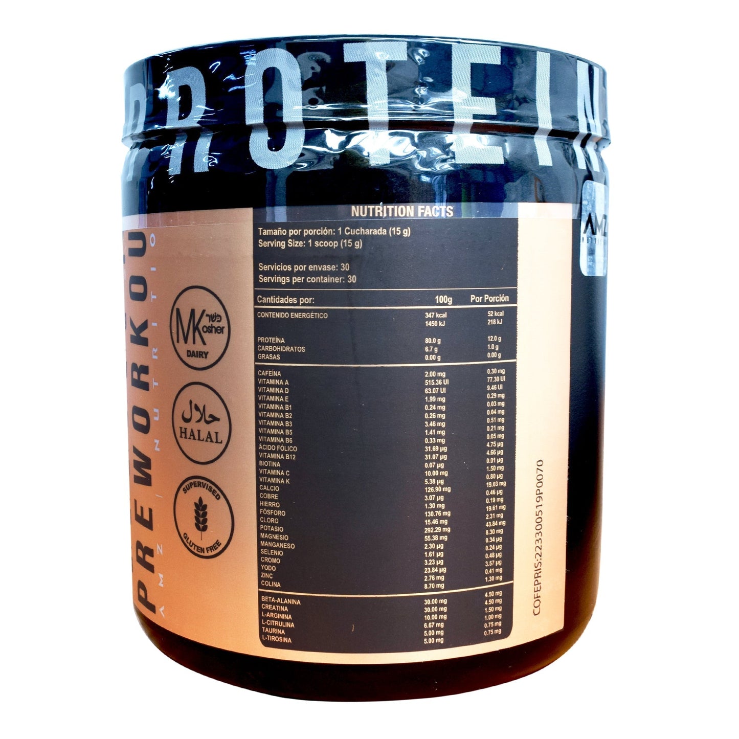 Pre Workout Ponche De Frutas 450 G (AMZ)