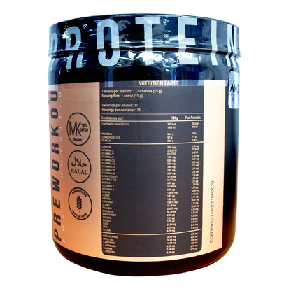 Pre Workout Ponche De Frutas 450 G (AMZ)