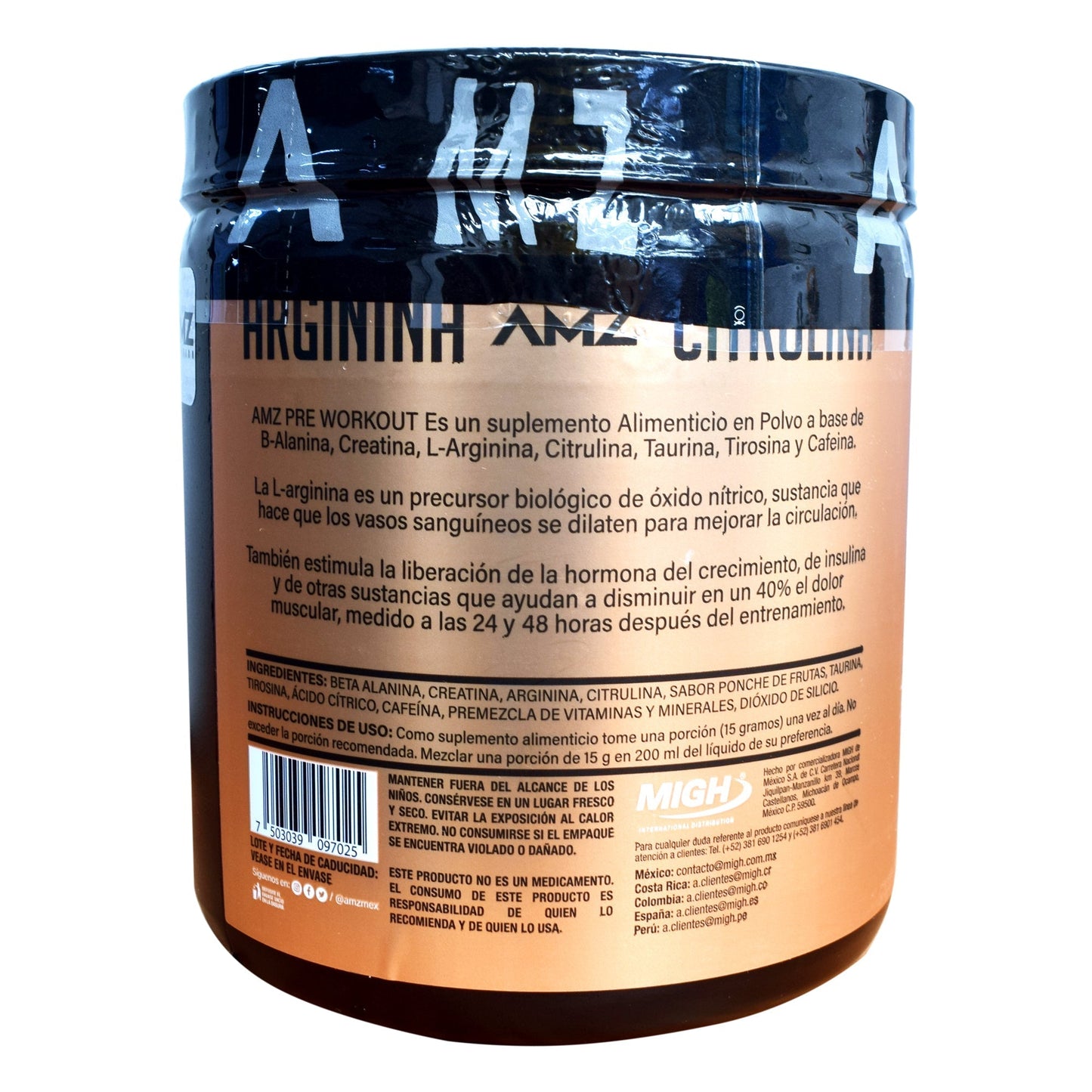 Pre Workout Ponche De Frutas 450 G (AMZ)