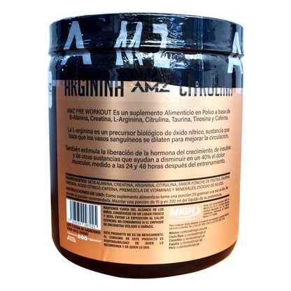 Pre Workout Ponche De Frutas 450 G (AMZ)