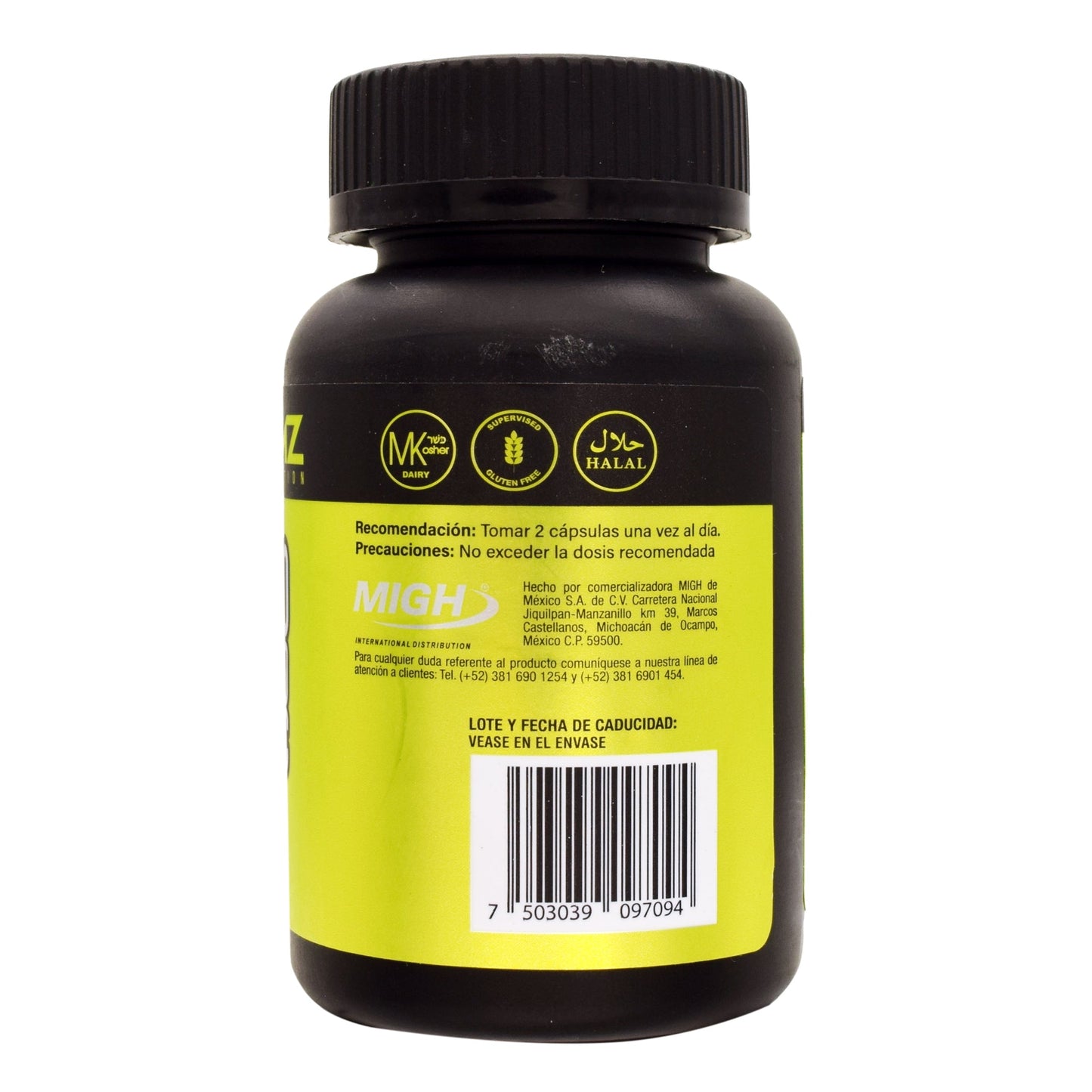 Magnesio Potasio Zinc 60 Cápsulas (AMZ)
