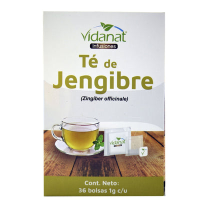 Te De Jengibre 36 Sobres (VIDANAT/INFUSIONES)