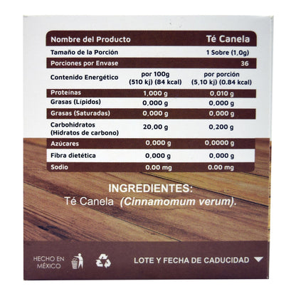 Te De Canela 36 Sobres (VIDANAT/INFUSIONES)