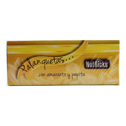 Palanqueta De Amaranto Y Pepita 15 Pzas 180 G (NUTRICKS)