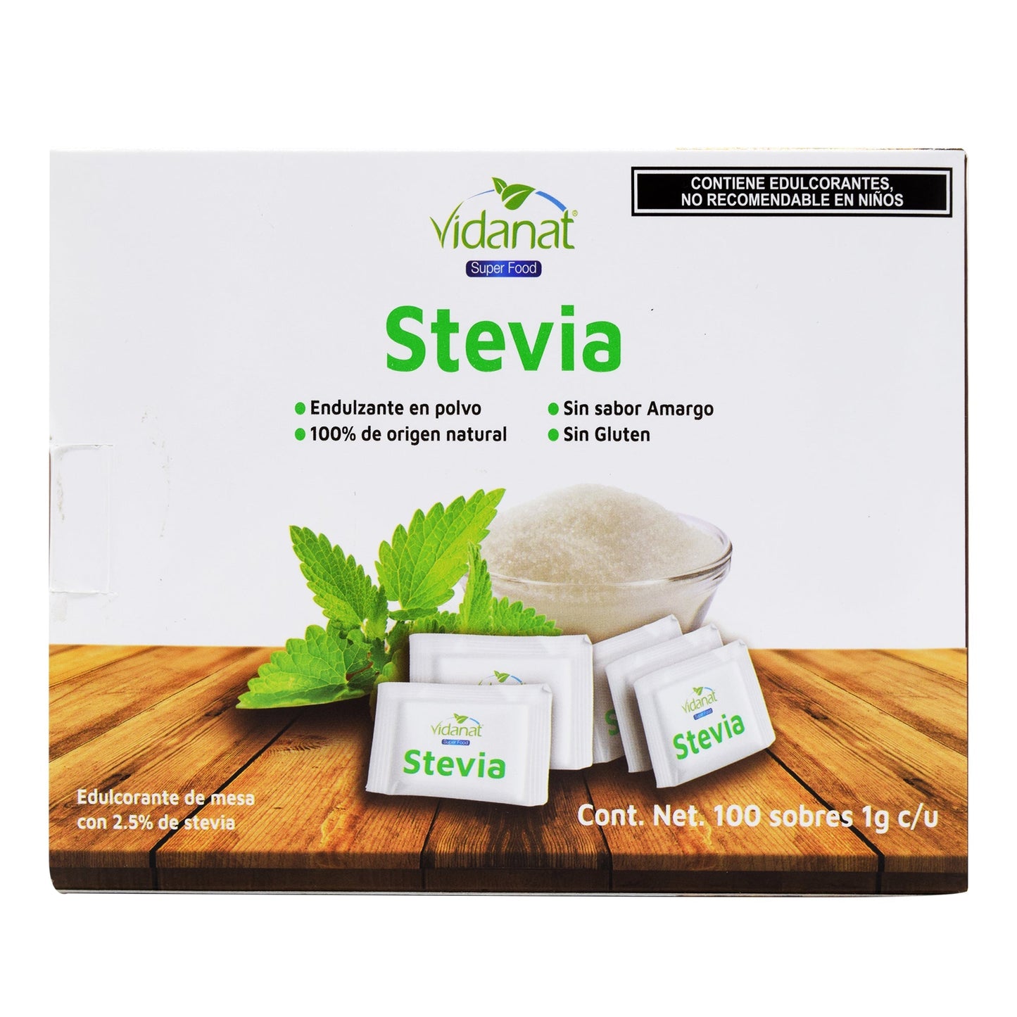 Endulzante Stevia 100 Sob (NAREVIA)