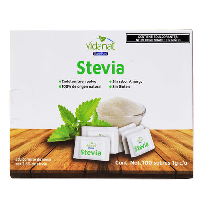 Endulzante Stevia 100 Sob (NAREVIA)