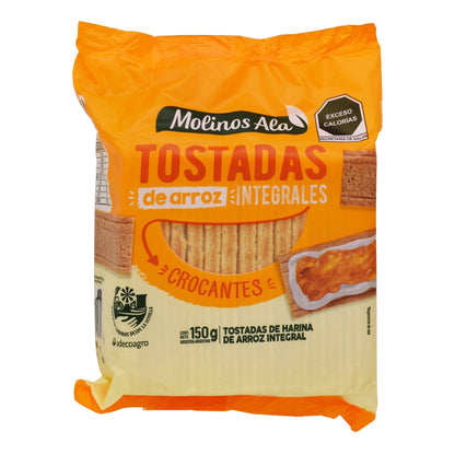 Tostadas De Arroz Integral 150 G (CAJA 24) (MOLINOS ALA)