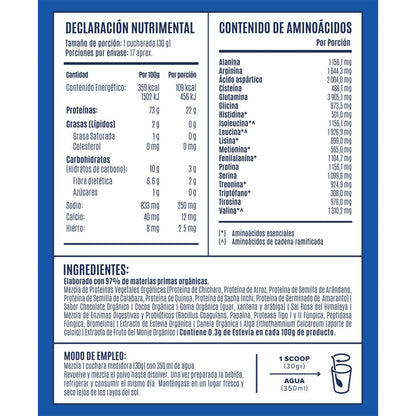 Proteina Vegetal  Chocolate 510 G (BIRDMAN)