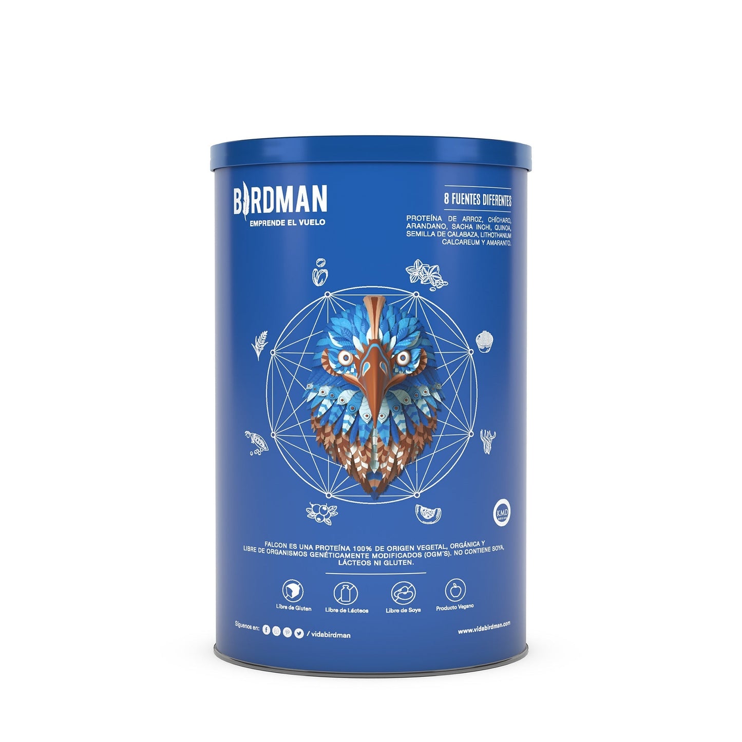 Proteina Vegetal  Chocolate 510 G (BIRDMAN)