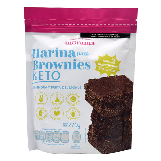 Pre Mezcla Para Brownies Keto 275 G (MORAMA)