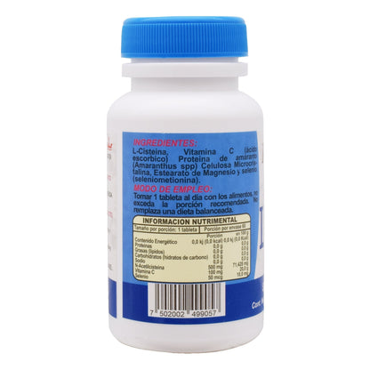 L Cisteina 60 Tabletas (RIKET NATURAL)