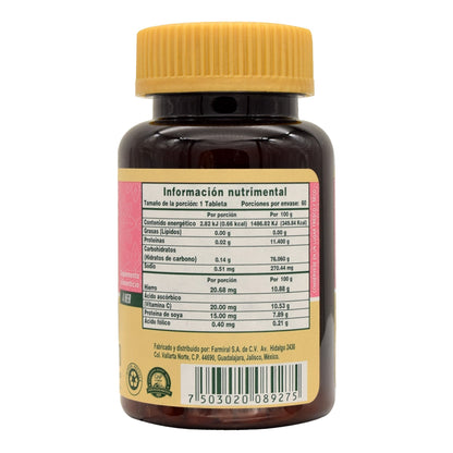 Acido Folico 60 Tabletas (BIOMIRAL)