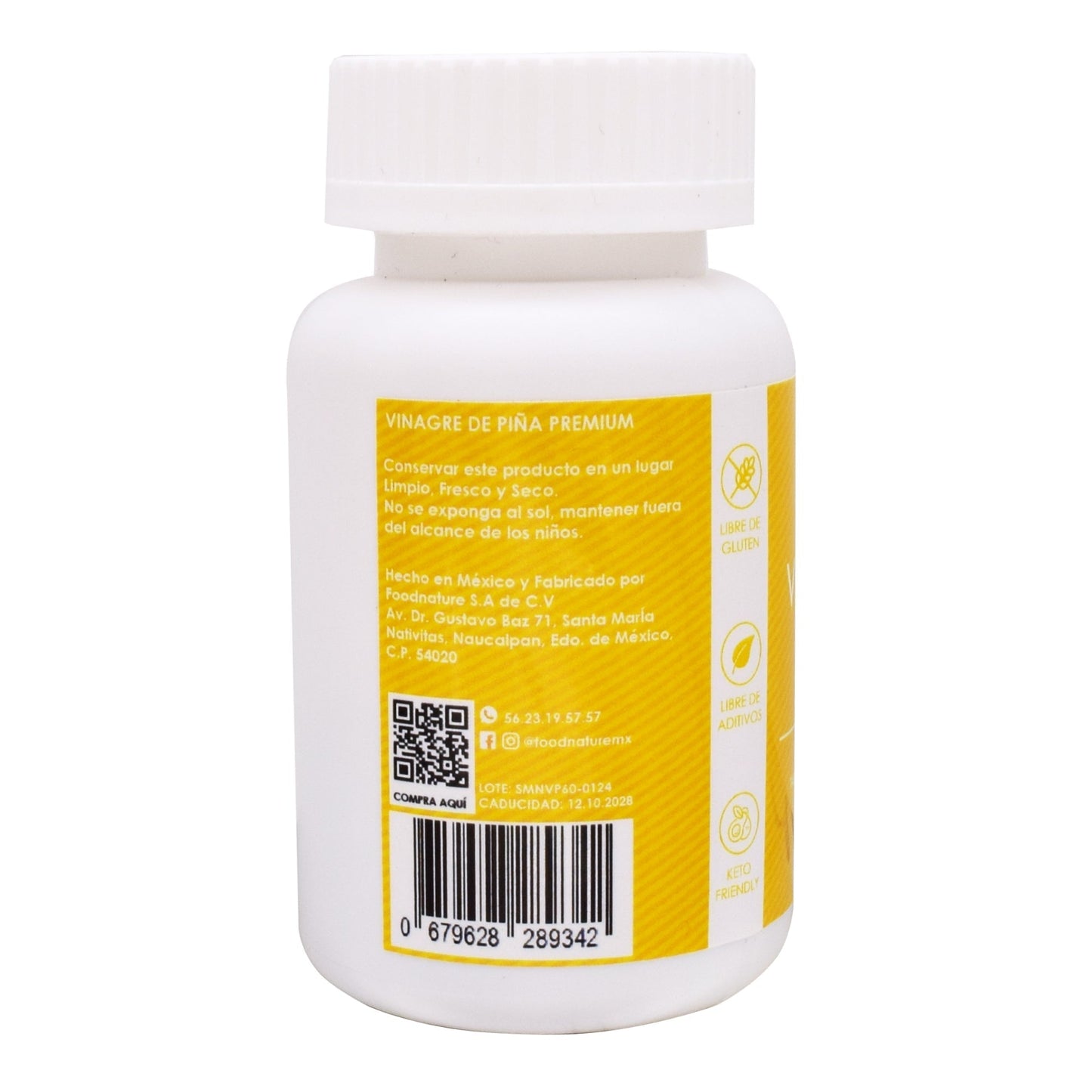 Vinagre De Pií±a 60 Tabletas (FOODNATURE)