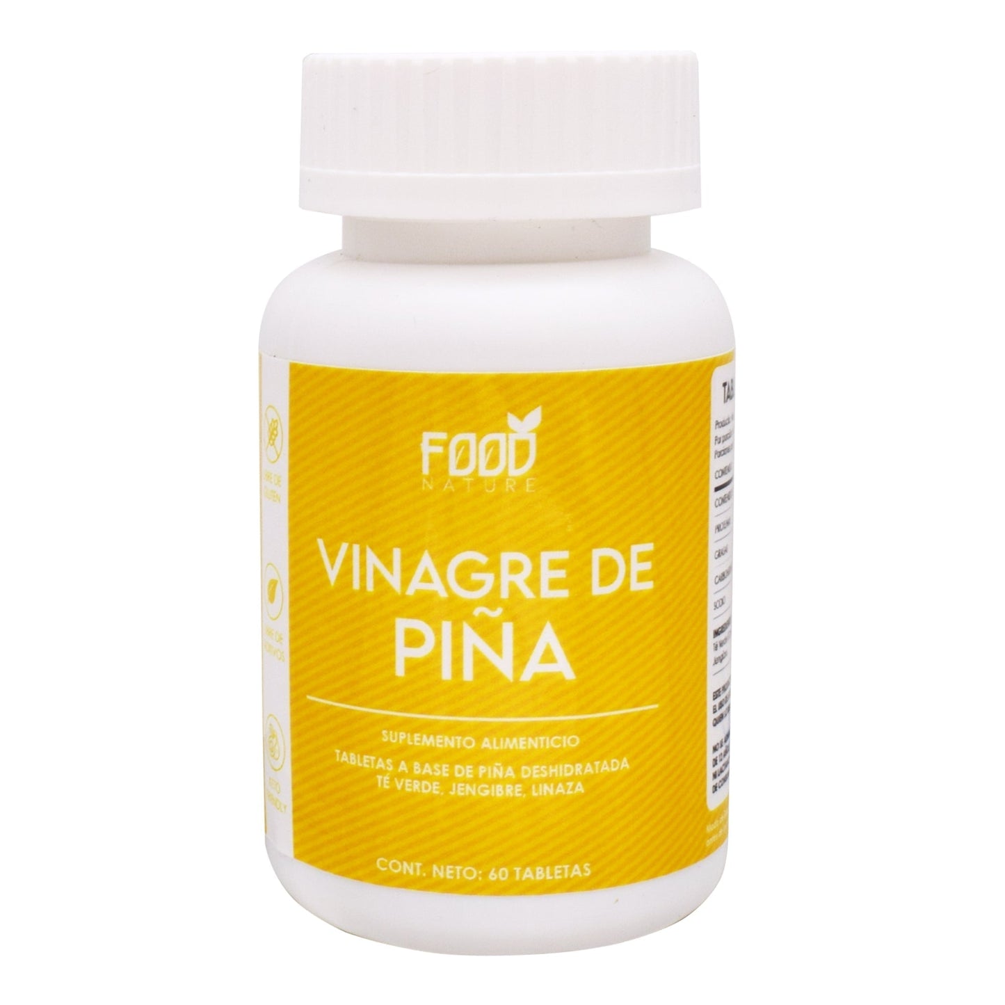 Vinagre De Pií±a 60 Tabletas (FOODNATURE)