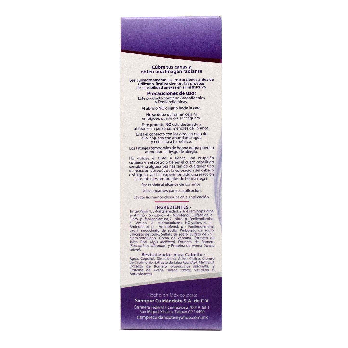 Tinte Al Agua  Castaí±o Claro Dorado 10 G (D YVOR)