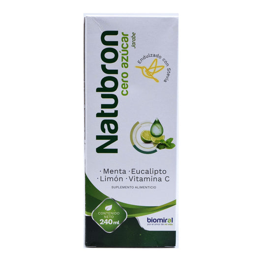 Jarabe Natubron Sin Azucar 240 Mililitros (BIOMIRAL)