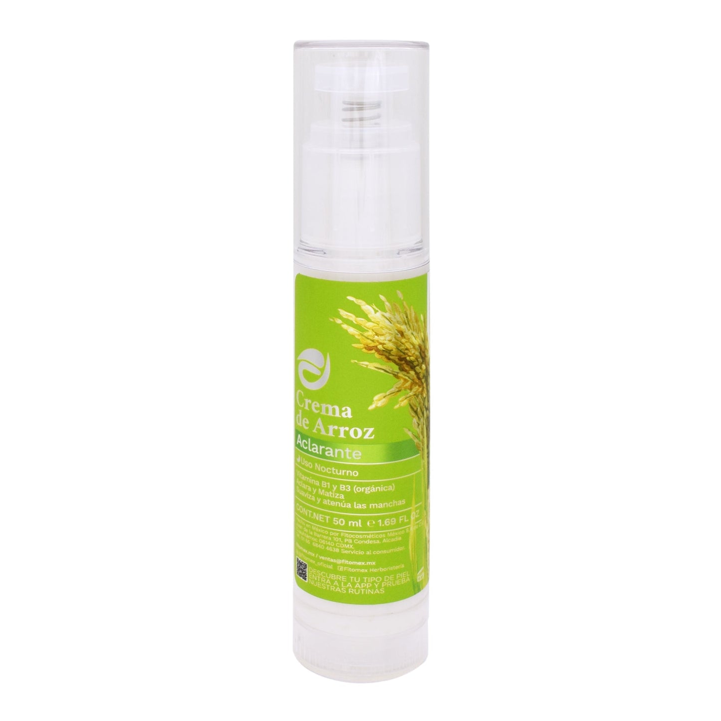 Crema Facial Arroz 50 Mililitros (FITOMEX)