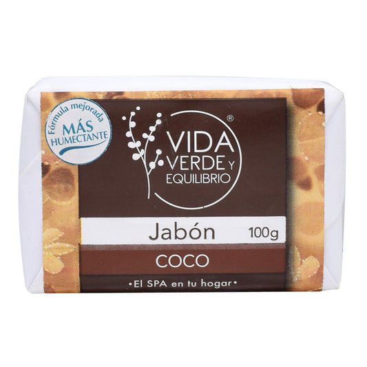 Jabon Artesanal Coco Bronceado 100 G (VIDA VERDE Y E.)