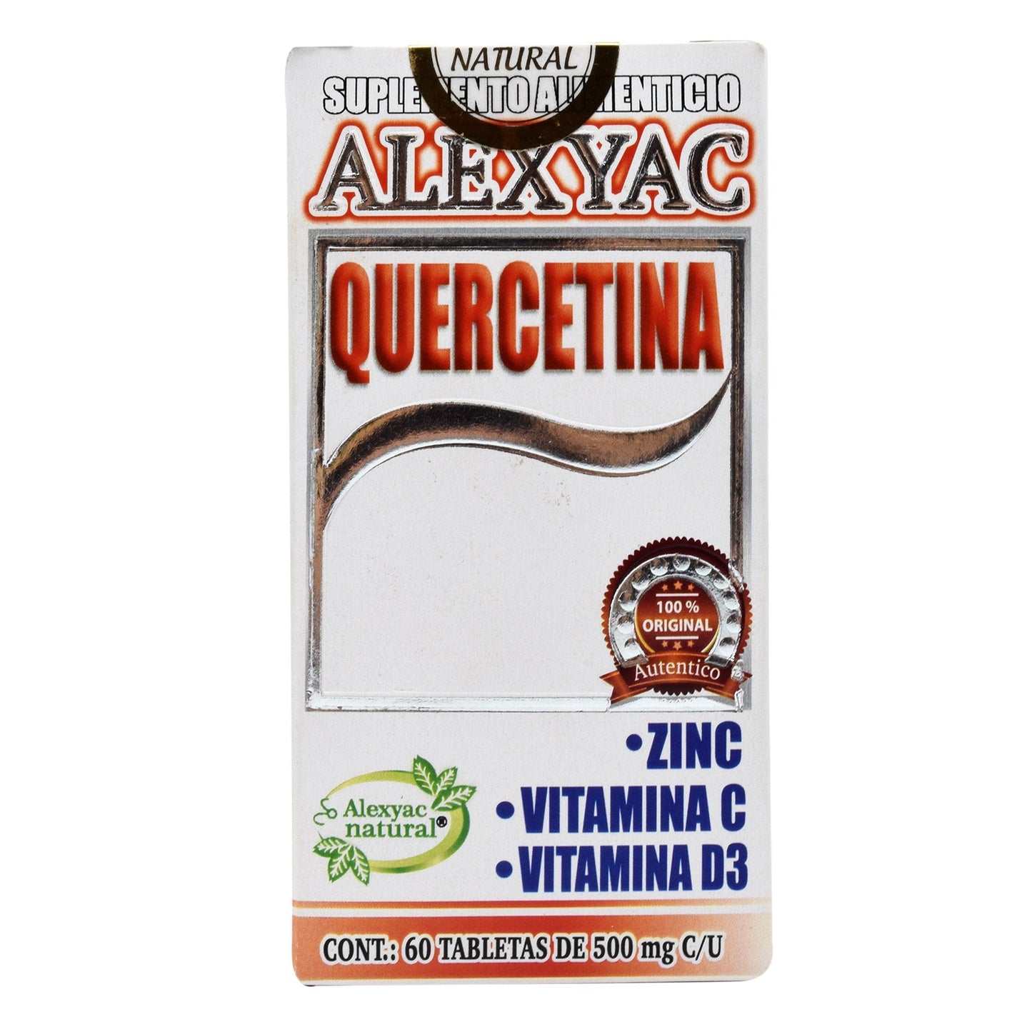Quercetina 60 Tabletas (ALEXYAC NATURAL)
