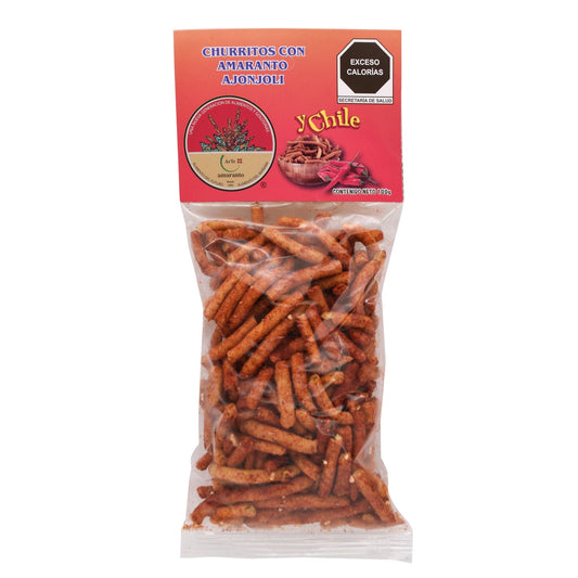 Churritos De Amaranto Chile 100 G (Caja 10) (ARTE AMARANTO)
