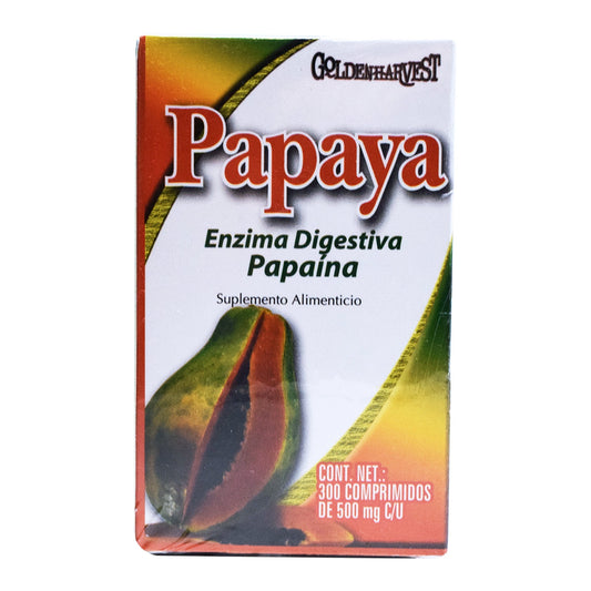 Papaya 300 Comprimidos (GOLDEN HARVEST)