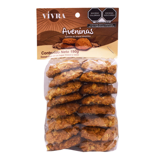 Galleta Aveninas 190 G (GALLETAS VIVRA)