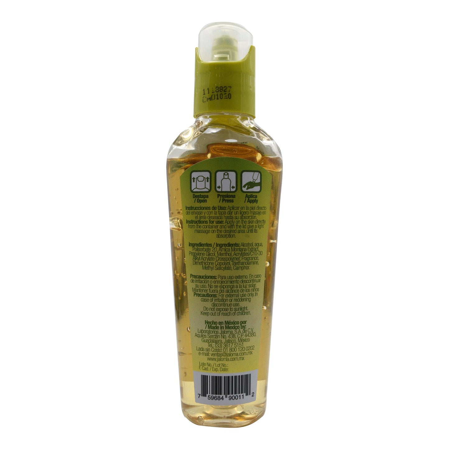 Arnica En Gel 120 Mililitros (JALOMA)