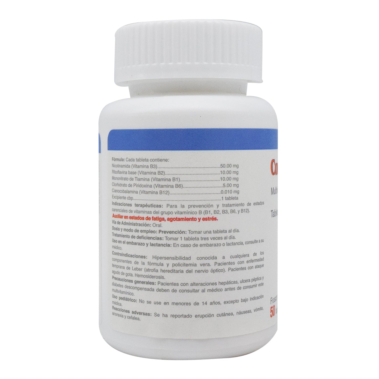Complejo B Y B12 50 Tabletas (SALUD NATURAL)