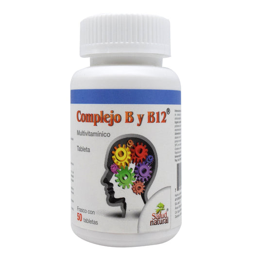 Complejo B Y B12 50 Tabletas (SALUD NATURAL)