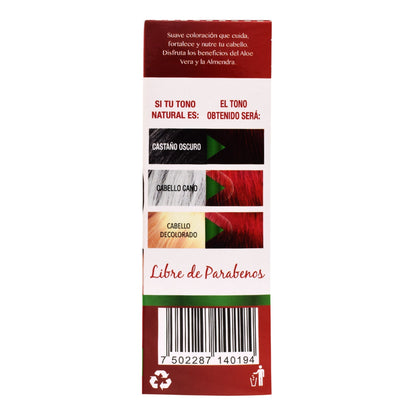 Tinte Rojo Carmin 150 Mililitros (VELVET COLOR)