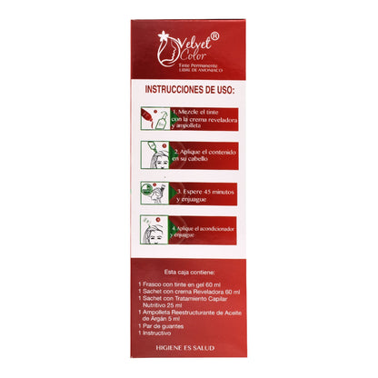 Tinte Rojo Carmin 150 Mililitros (VELVET COLOR)