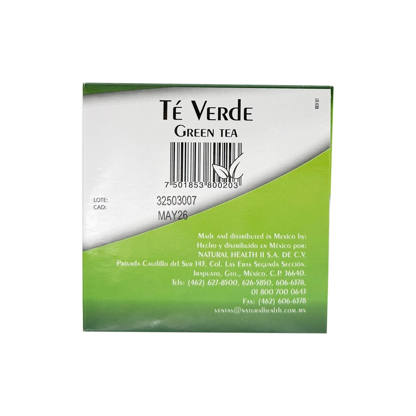 Te Verde 30 Sob (NATURAL HEALTH)