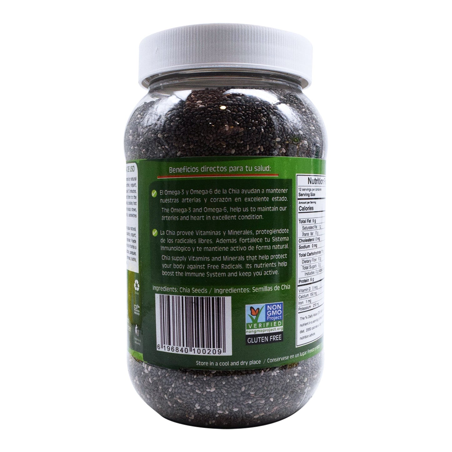 Semilla De Chia 370 G (METZTLI)