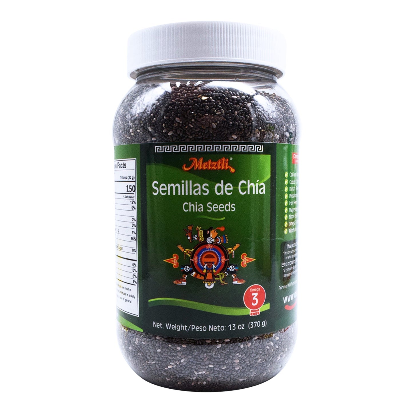 Semilla De Chia 370 G (METZTLI)