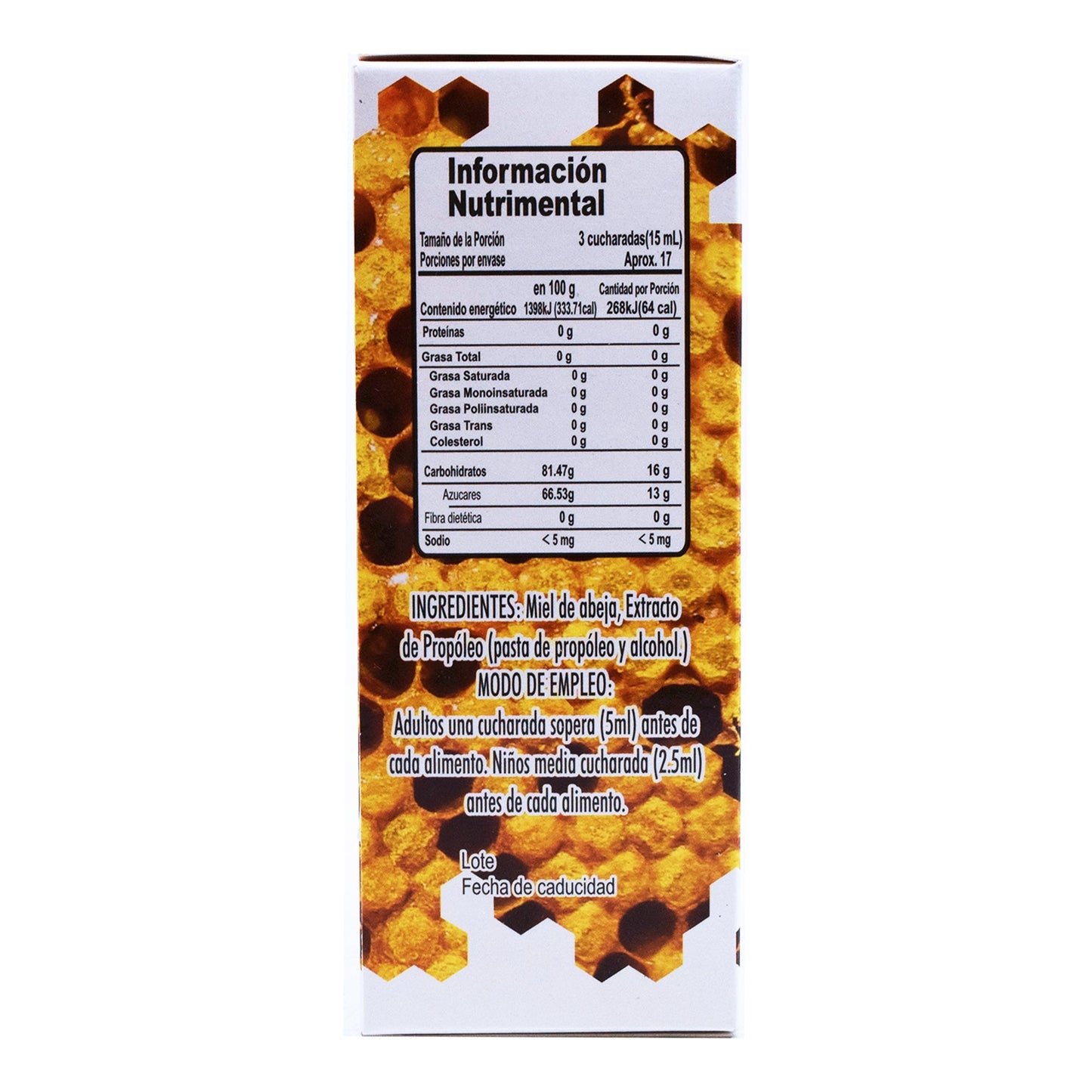 Jarabe De Propoleo 250 Mililitros (LA TIA TRINI)