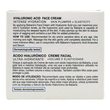 Crema Facial Acido Hialuronico 50 Mililitros (BABARIA)