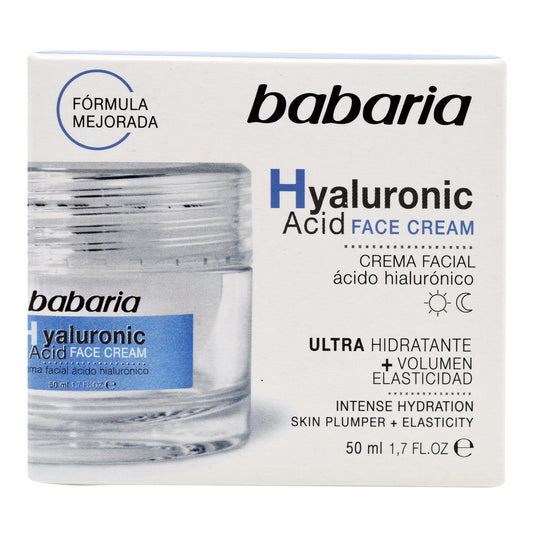 Crema Facial Acido Hialuronico 50 Mililitros (BABARIA)