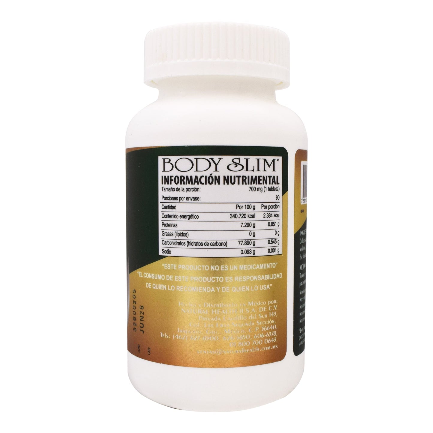 Body Slim 90 Tabletas (NATURAL HEALTH)