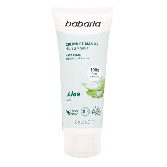 Crema De Manos Aloe 75 Mililitros (BABARIA)