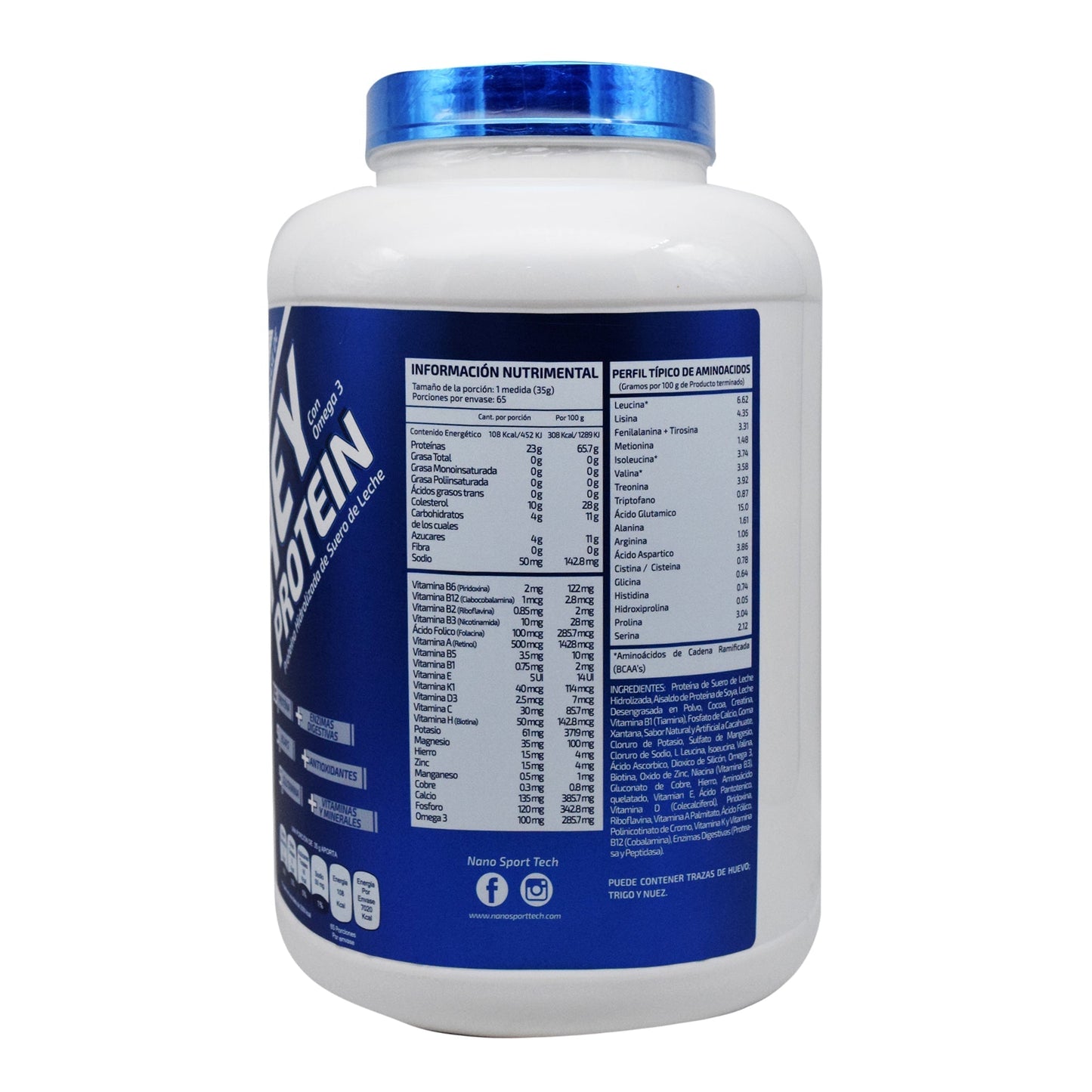 Whey Protein Choco Mani 5 Lb (NST)