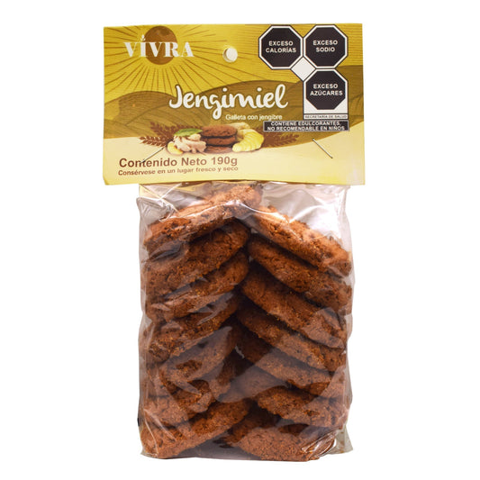 Galleta Jengibre Disco 190 G (GALLETAS VIVRA)