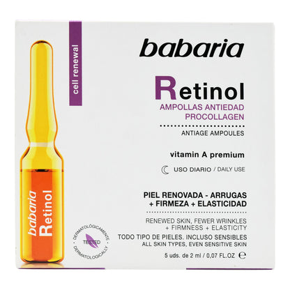 Retinol En Ampolleta 5 Pza (BABARIA)