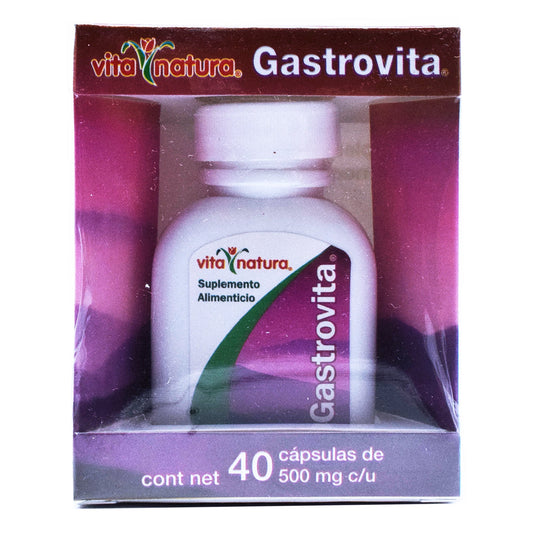 Gastrovita 500Miligramos 40 Cápsulas (VITA NATURA)