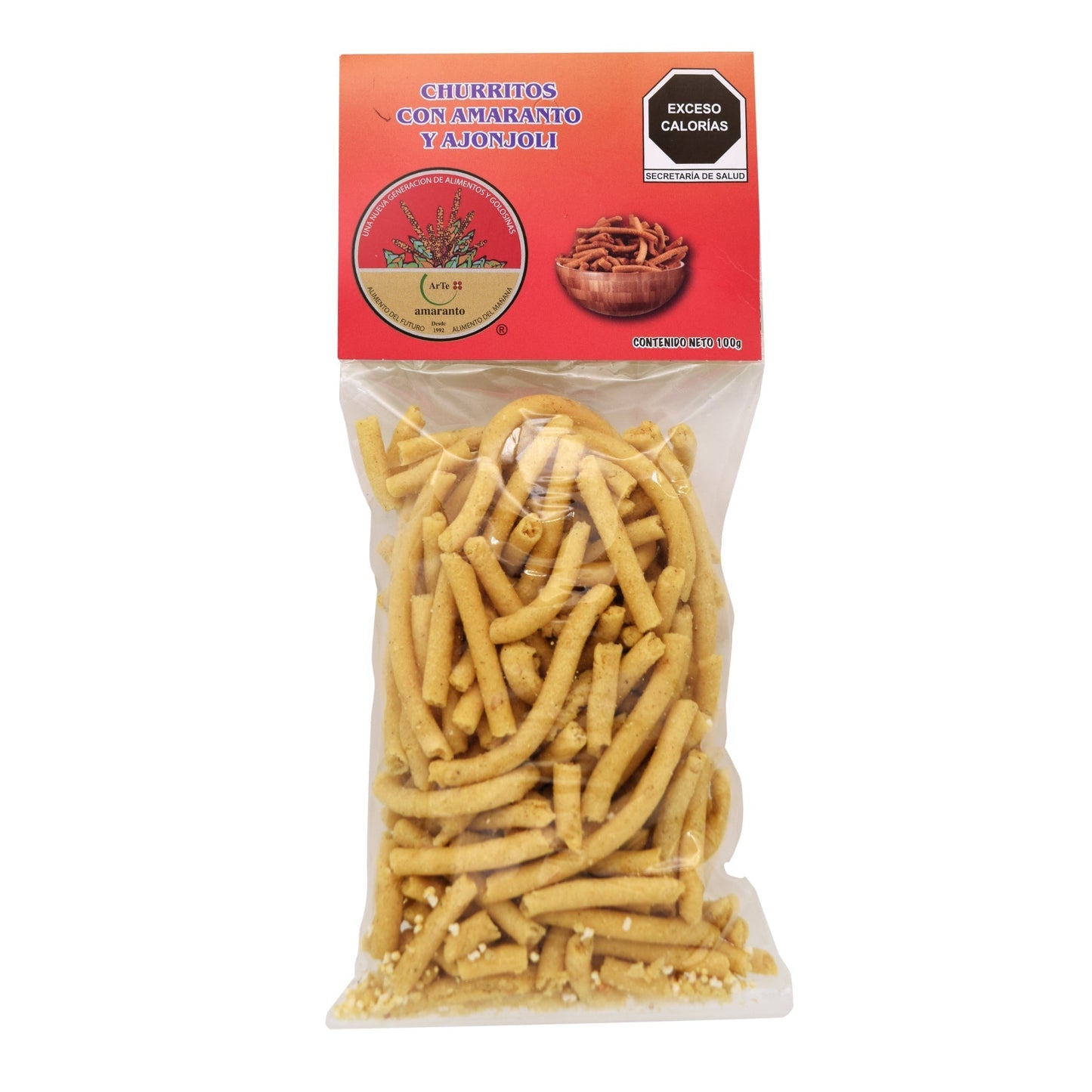 Churritos De Amaranto Nat 100 G (Caja 10) (ARTE AMARANTO)