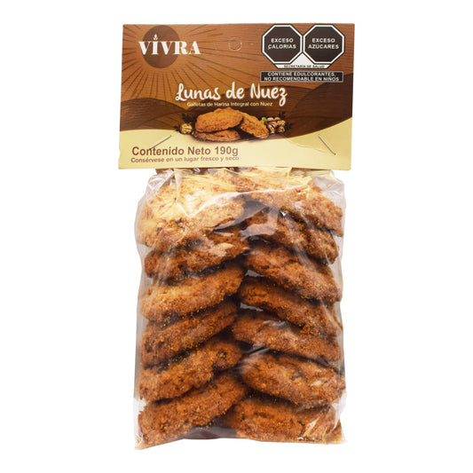 Galleta Lunas De Nuez 190 G (GALLETAS VIVRA)