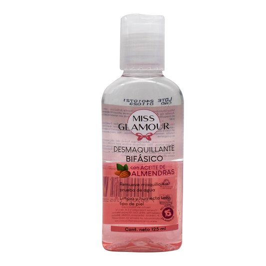 Desmaquillante Bifasico Aceite De Almendras 125 Mililitros (MISS GLAMOUR)